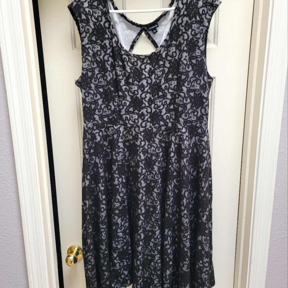 Black Lace-like Dress